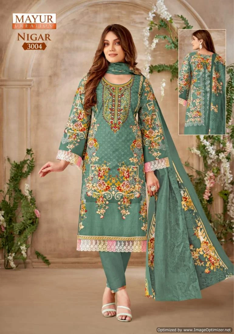 Mayur Nigar Vol 3 Cotton Wholesale Salwar Suit Catalog — Wholesale Salwar Suits, Mayur Dress wholesale from Surat - Gallery Image 2